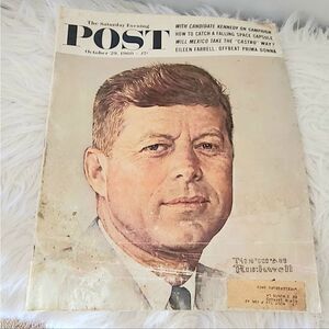 Saturday Evening Post magazine October 29, 1960 John F Kennedy